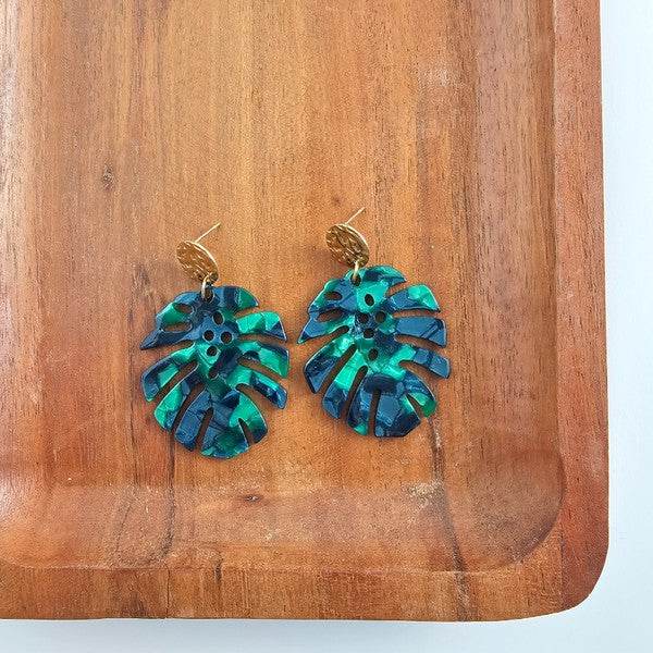 Leilani Earrings - Dark Green - Shop Style & More | Fresh Looks, Everyday Deals & Free Shipping