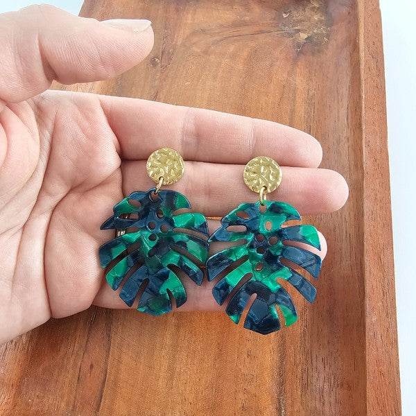 Leilani Earrings - Dark Green - Shop Style & More | Fresh Looks, Everyday Deals & Free Shipping