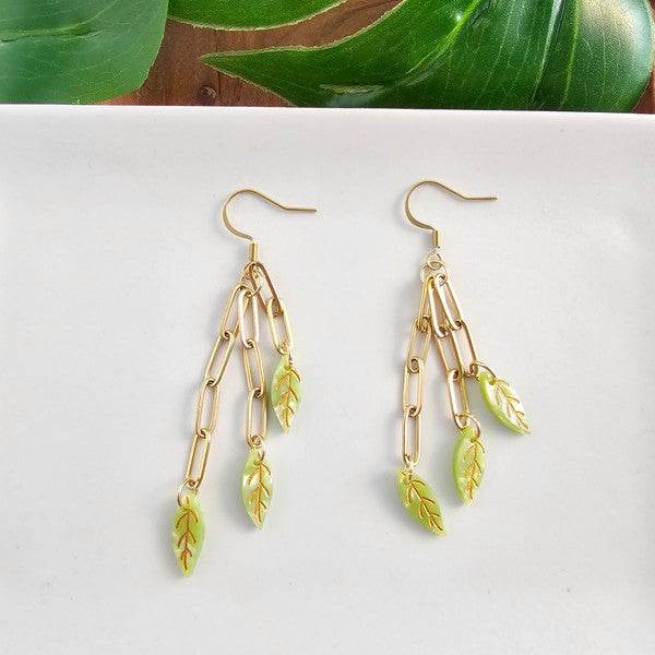 Ivy Earrings - Fern Green - Shop Style & More | Fresh Looks, Everyday Deals & Free Shipping