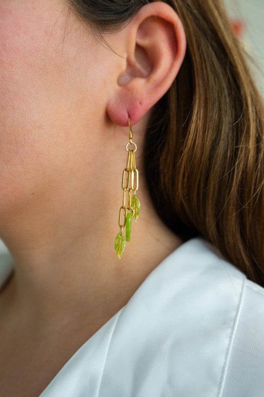 Ivy Earrings - Fern Green - Shop Style & More | Fresh Looks, Everyday Deals & Free Shipping
