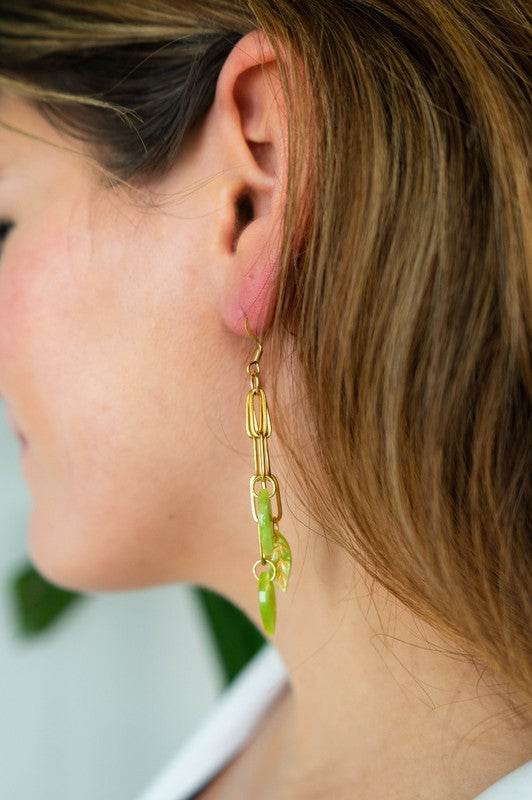 Ivy Earrings - Fern Green - Shop Style & More | Fresh Looks, Everyday Deals & Free Shipping