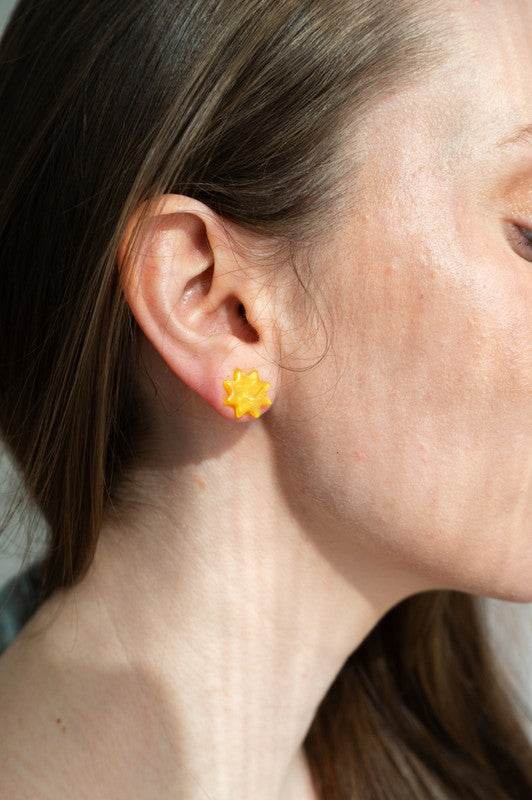 Sunshine Studs - Yellow - Shop Style & More | Fresh Looks, Everyday Deals & Free Shipping