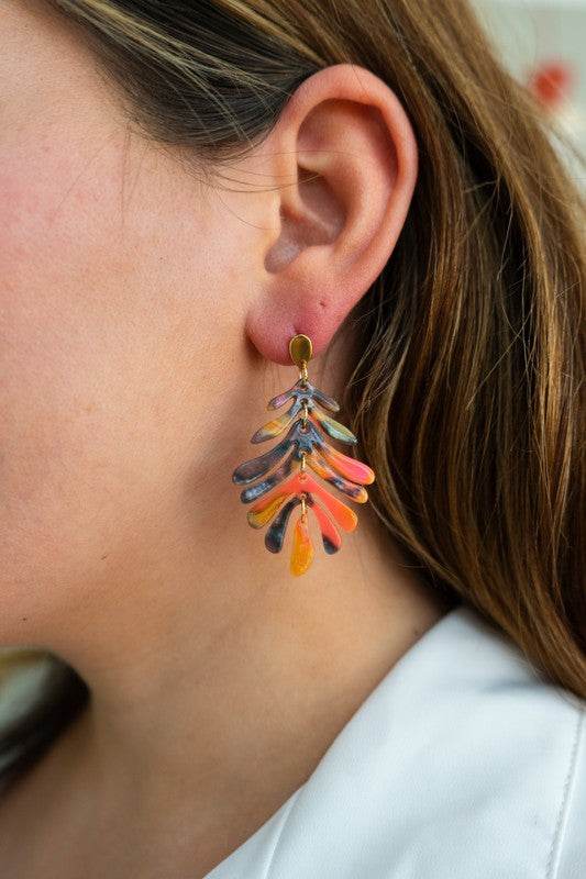 Petite Palm Earrings - Bird of Paradise - Shop Style & More | Fresh Looks, Everyday Deals & Free Shipping