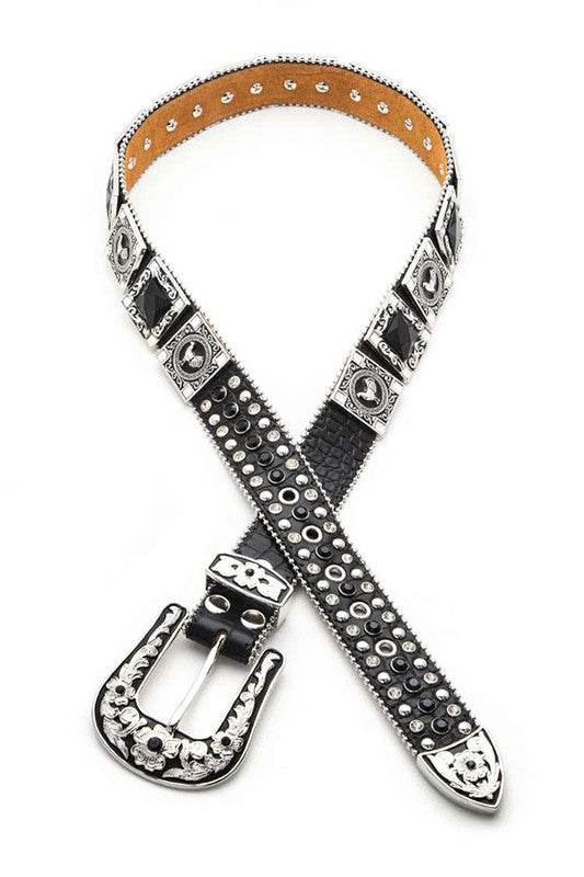 Rooster Concho Crystal Statement Belt - Shop Style & More | Fresh Looks, Everyday Deals & Free Shipping