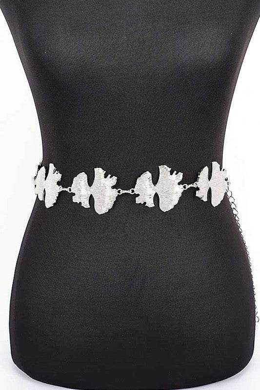 Organic Leaf Cutout Fashion Chain Belt - Shop Style & More | Fresh Looks, Everyday Deals & Free Shipping