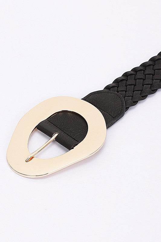 Shiny Buckle Braided Fashion Belt - Shop Style & More | Fresh Looks, Everyday Deals & Free Shipping