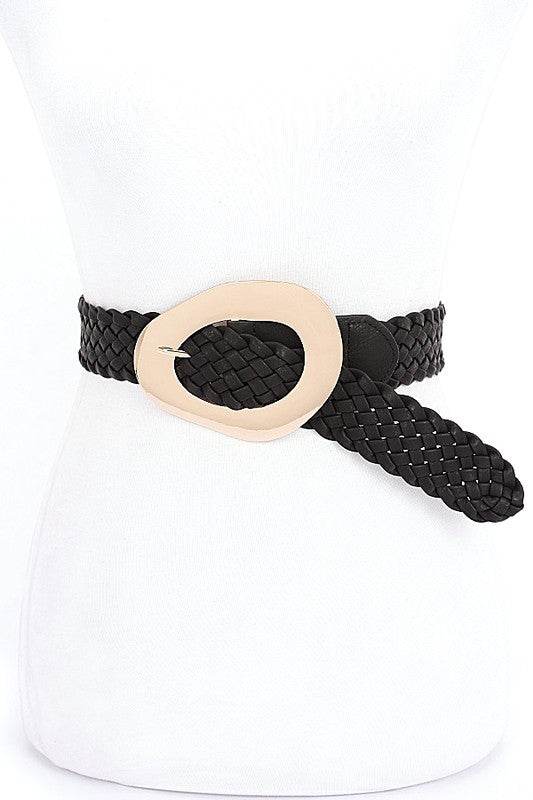 Shiny Buckle Braided Fashion Belt - Shop Style & More | Fresh Looks, Everyday Deals & Free Shipping