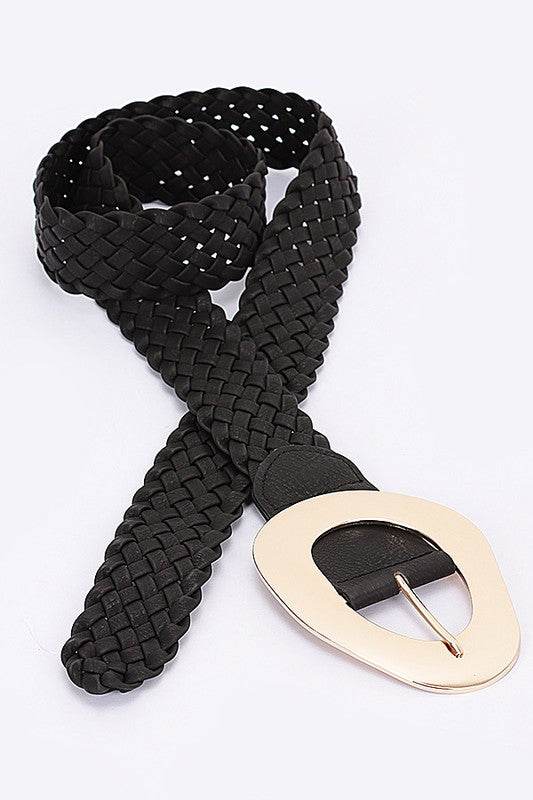 Shiny Buckle Braided Fashion Belt - Shop Style & More | Fresh Looks, Everyday Deals & Free Shipping