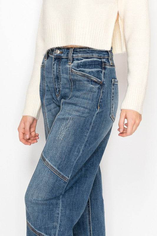 HIGH RISE RELAXED BARREL JEANS - Shop Style & More | Fresh Looks, Everyday Deals & Free Shipping