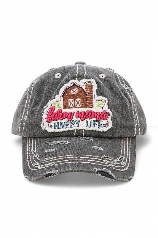 Happy Farm Mama Vintage Cotton Cap - Shop Style & More | Fresh Looks, Everyday Deals & Free Shipping