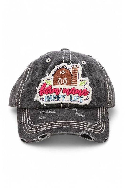 Happy Farm Mama Vintage Cotton Cap - Shop Style & More | Fresh Looks, Everyday Deals & Free Shipping