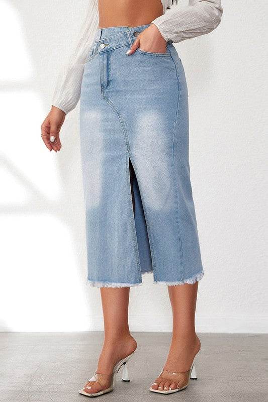 WOMEN FASHION DENIM SKIRT - Shop Style & More | Fresh Looks, Everyday Deals & Free Shipping