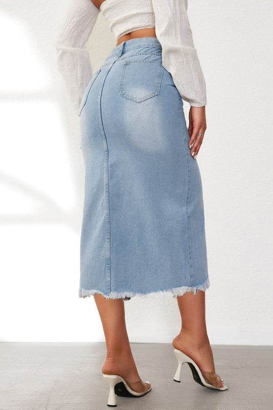 WOMEN FASHION DENIM SKIRT - Shop Style & More | Fresh Looks, Everyday Deals & Free Shipping