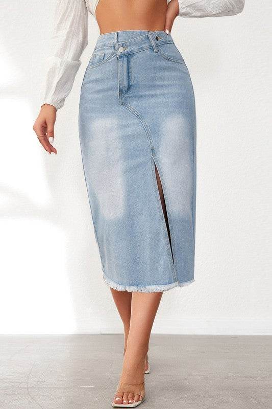 WOMEN FASHION DENIM SKIRT - Shop Style & More | Fresh Looks, Everyday Deals & Free Shipping
