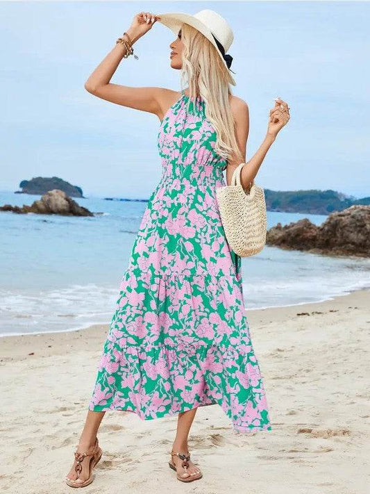 Tropical Floral High-Low Maxi Dress - Shop Style & More | Fresh Looks, Everyday Deals & Free Shipping
