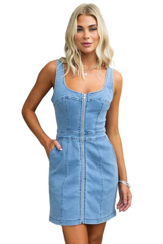 WOMEN FASHION DENIM DRESS - Shop Style & More | Fresh Looks, Everyday Deals & Free Shipping