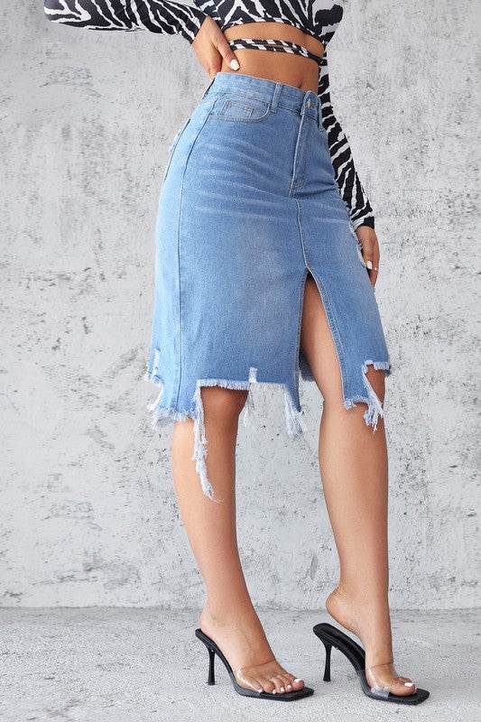 WOMEN FASHION DENIM SKIRT - Shop Style & More | Fresh Looks, Everyday Deals & Free Shipping