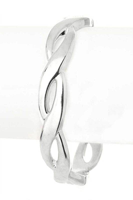 Twist Design Hinge Bangle - Shop Style & More | Fresh Looks, Everyday Deals & Free Shipping