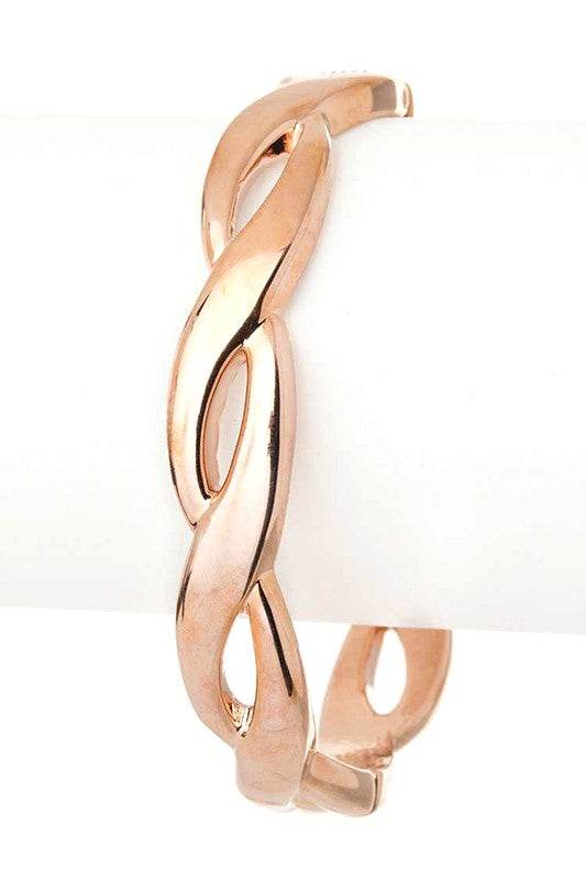 Twist Design Hinge Bangle - Shop Style & More | Fresh Looks, Everyday Deals & Free Shipping