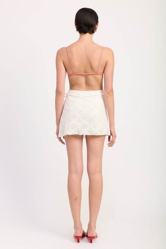 LACE WRAP SKIRT WITH DRAWSTRING - Shop Style & More | Fresh Looks, Everyday Deals & Free Shipping