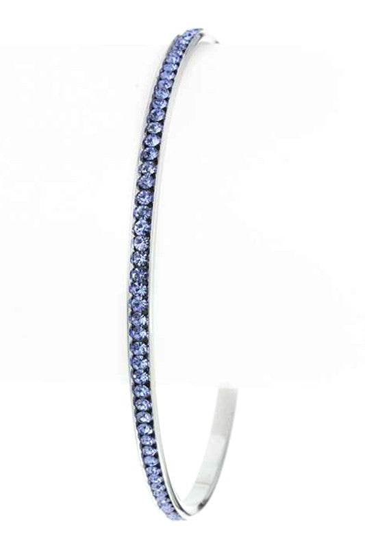 Channel Set Single Row Crystal Bangle - Shop Style & More | Fresh Looks, Everyday Deals & Free Shipping