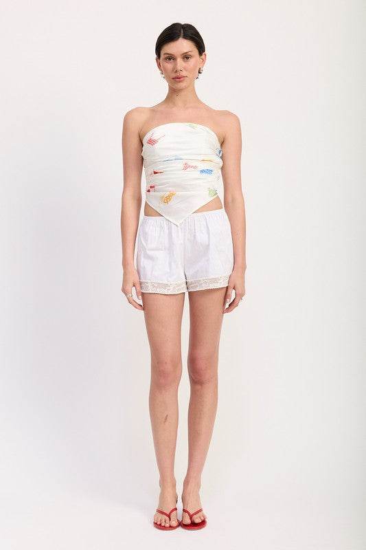 PRINTED TUBE SCARF TOP - Shop Style & More | Fresh Looks, Everyday Deals & Free Shipping