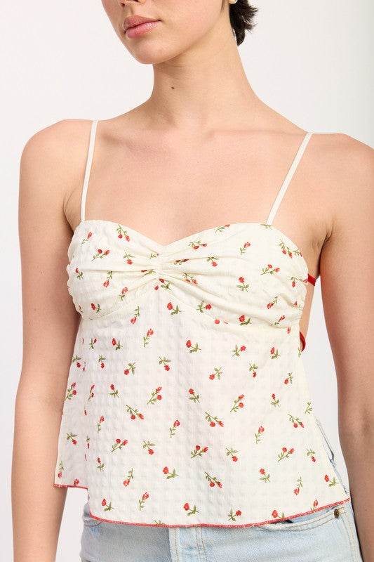 FLORAL SWEETHEART CAMI TOP - Shop Style & More | Fresh Looks, Everyday Deals & Free Shipping