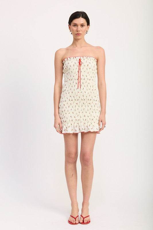 FLORAL SMOCKED TUBE DRESS - Shop Style & More | Fresh Looks, Everyday Deals & Free Shipping