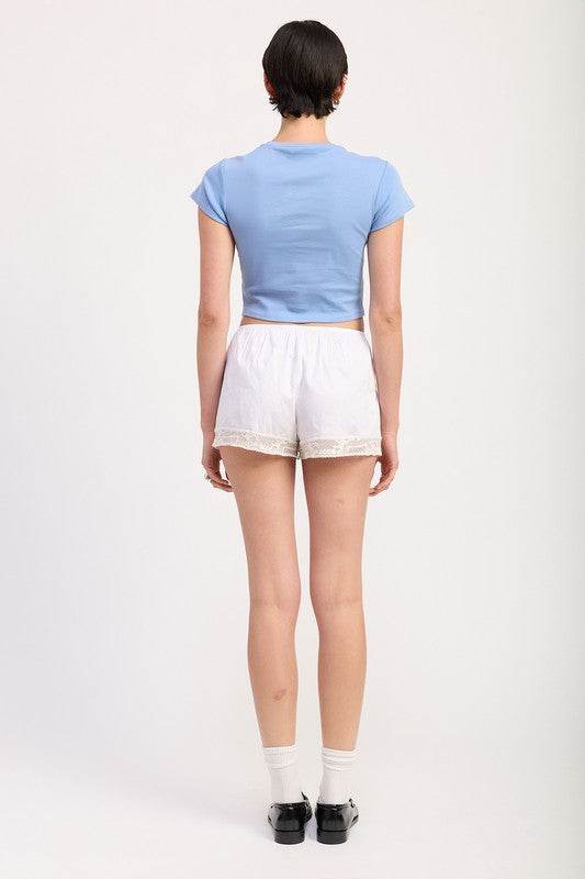 EMBROIDERED GRAPHIC BABY TEE - Shop Style & More | Fresh Looks, Everyday Deals & Free Shipping