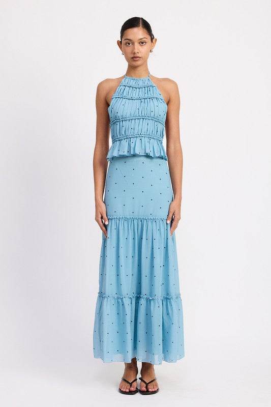 TIERED RUFFLE MIDI SKIRT - Shop Style & More | Fresh Looks, Everyday Deals & Free Shipping