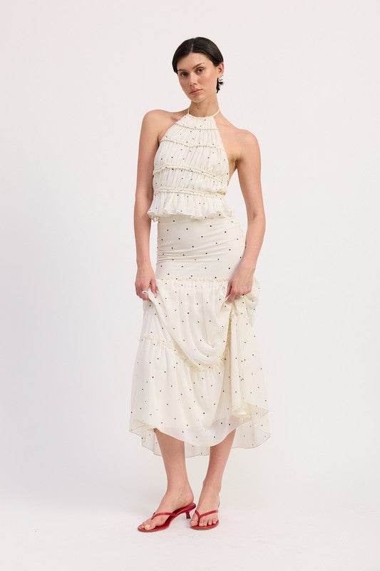 TIERED RUFFLE MIDI SKIRT - Shop Style & More | Fresh Looks, Everyday Deals & Free Shipping