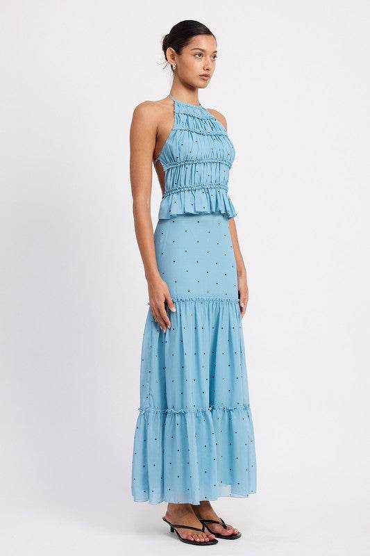 TIERED RUFFLE MIDI SKIRT - Shop Style & More | Fresh Looks, Everyday Deals & Free Shipping