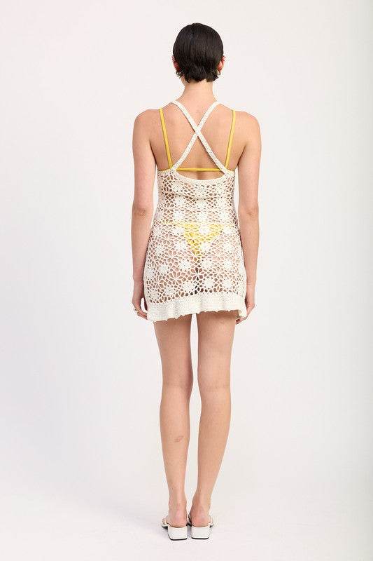 FLORAL CROCHET COVER UP DRESS - Shop Style & More | Fresh Looks, Everyday Deals & Free Shipping