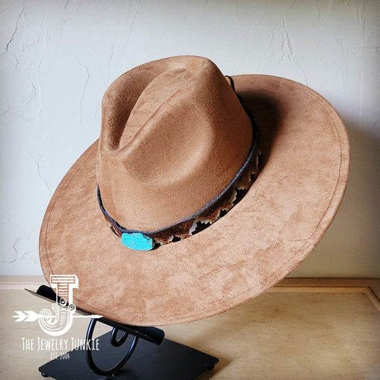 Blue Navajo Turquoise Slab Leather Band Choice Hat - Shop Style & More | Fresh Looks, Everyday Deals & Free Shipping