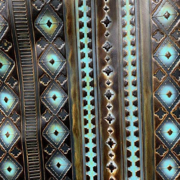 Blue Navajo Turquoise Slab Leather Band Choice Hat - Shop Style & More | Fresh Looks, Everyday Deals & Free Shipping