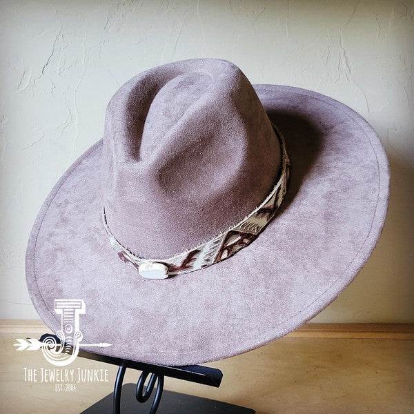 Gold Aztec Turq Slab Leather Band Choice Hat - Shop Style & More | Fresh Looks, Everyday Deals & Free Shipping