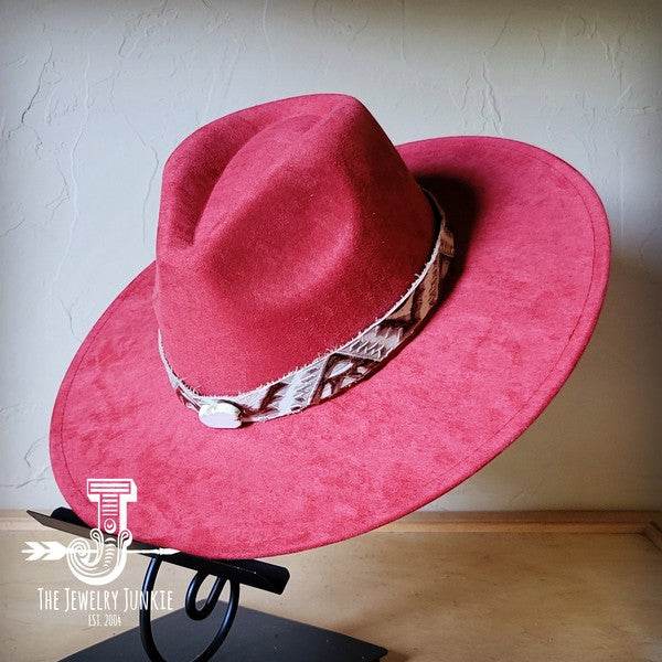Gold Aztec Turq Slab Leather Band Choice Hat - Shop Style & More | Fresh Looks, Everyday Deals & Free Shipping