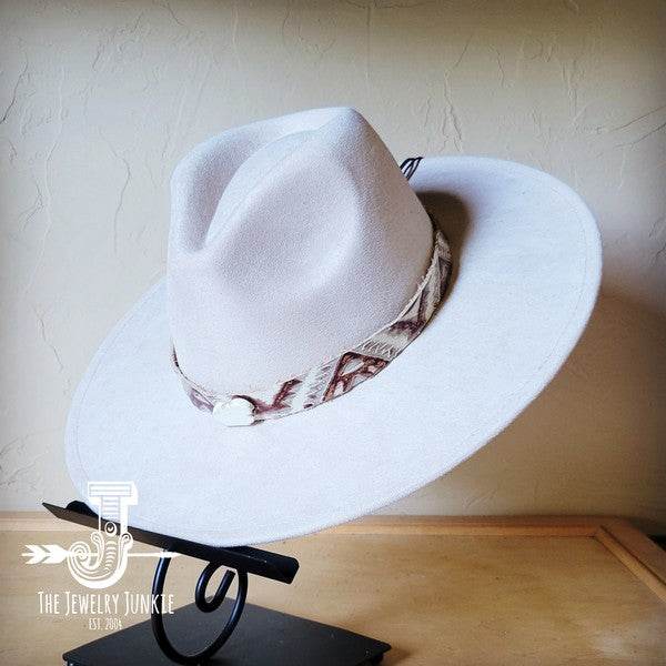 Gold Aztec Turq Slab Leather Band Choice Hat - Shop Style & More | Fresh Looks, Everyday Deals & Free Shipping