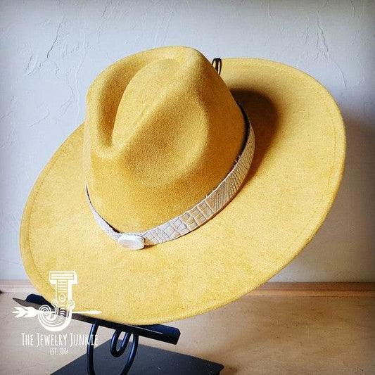 Gold Gator Turquoise Slab Leather Band Choice Hat - Shop Style & More | Fresh Looks, Everyday Deals & Free Shipping