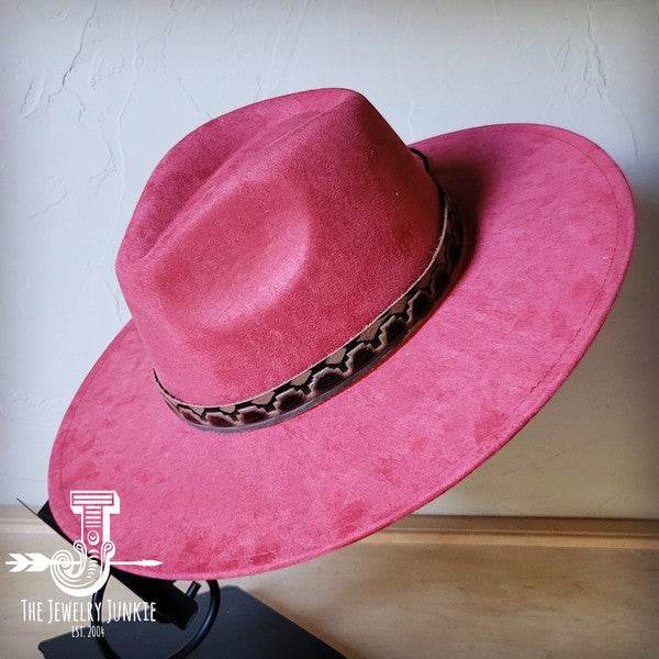 Red Brown Navajo Western Leather Band Choice Hat - Shop Style & More | Fresh Looks, Everyday Deals & Free Shipping