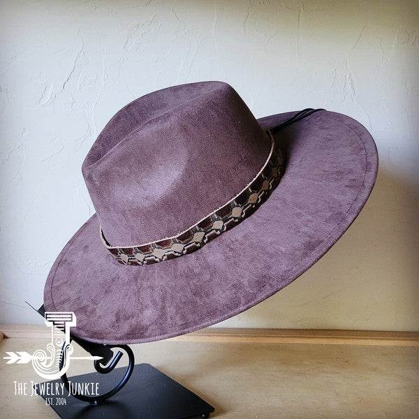 Red Brown Navajo Western Leather Band Choice Hat - Shop Style & More | Fresh Looks, Everyday Deals & Free Shipping