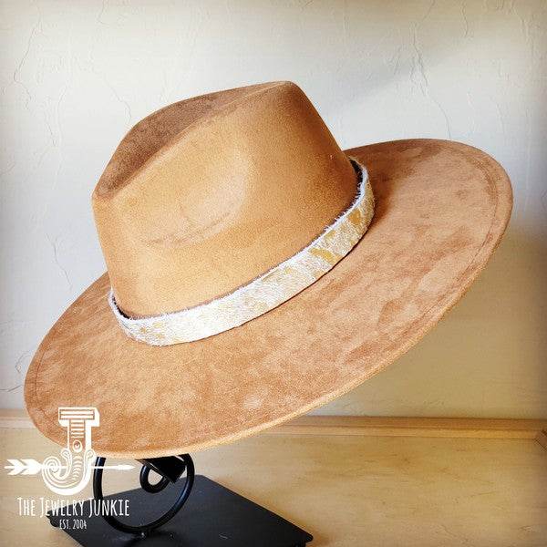 Cream Metallic Western Leather Band Choice Hat - Shop Style & More | Fresh Looks, Everyday Deals & Free Shipping