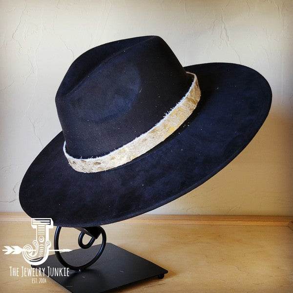Cream Metallic Western Leather Band Choice Hat - Shop Style & More | Fresh Looks, Everyday Deals & Free Shipping