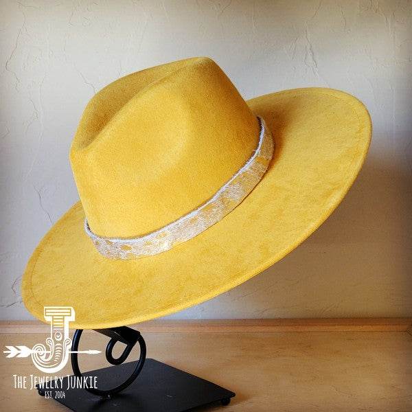 Cream Metallic Western Leather Band Choice Hat - Shop Style & More | Fresh Looks, Everyday Deals & Free Shipping