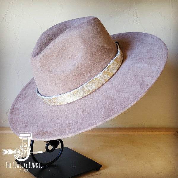 Cream Metallic Western Leather Band Choice Hat - Shop Style & More | Fresh Looks, Everyday Deals & Free Shipping