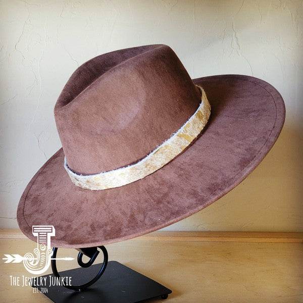 Cream Metallic Western Leather Band Choice Hat - Shop Style & More | Fresh Looks, Everyday Deals & Free Shipping