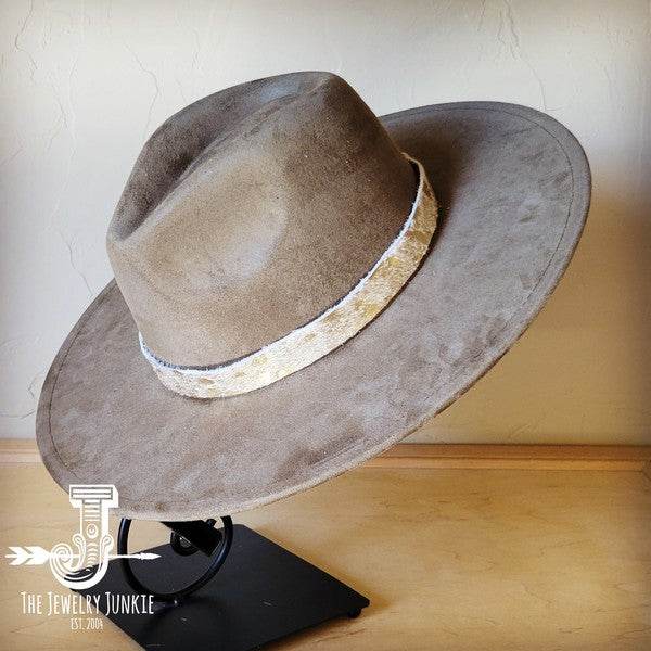 Cream Metallic Western Leather Band Choice Hat - Shop Style & More | Fresh Looks, Everyday Deals & Free Shipping