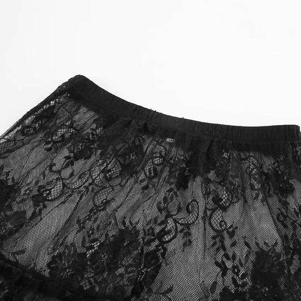 Floral lace ruffled maxi skirt - Shop Style & More | Fresh Looks, Everyday Deals & Free Shipping