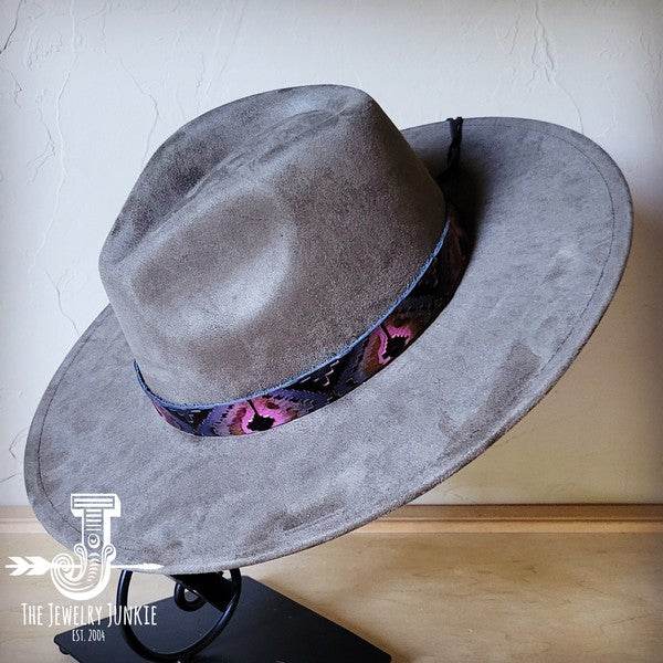 Magenta Navajo Western Leather Band Choice Hat - Shop Style & More | Fresh Looks, Everyday Deals & Free Shipping