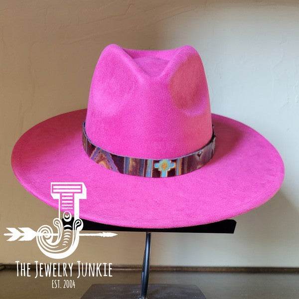 Magenta Navajo Western Leather Band Choice Hat - Shop Style & More | Fresh Looks, Everyday Deals & Free Shipping